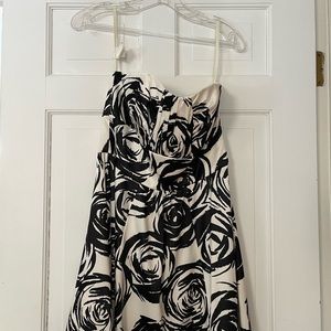 Black and cream dress. Worn once to rehearsal dinner